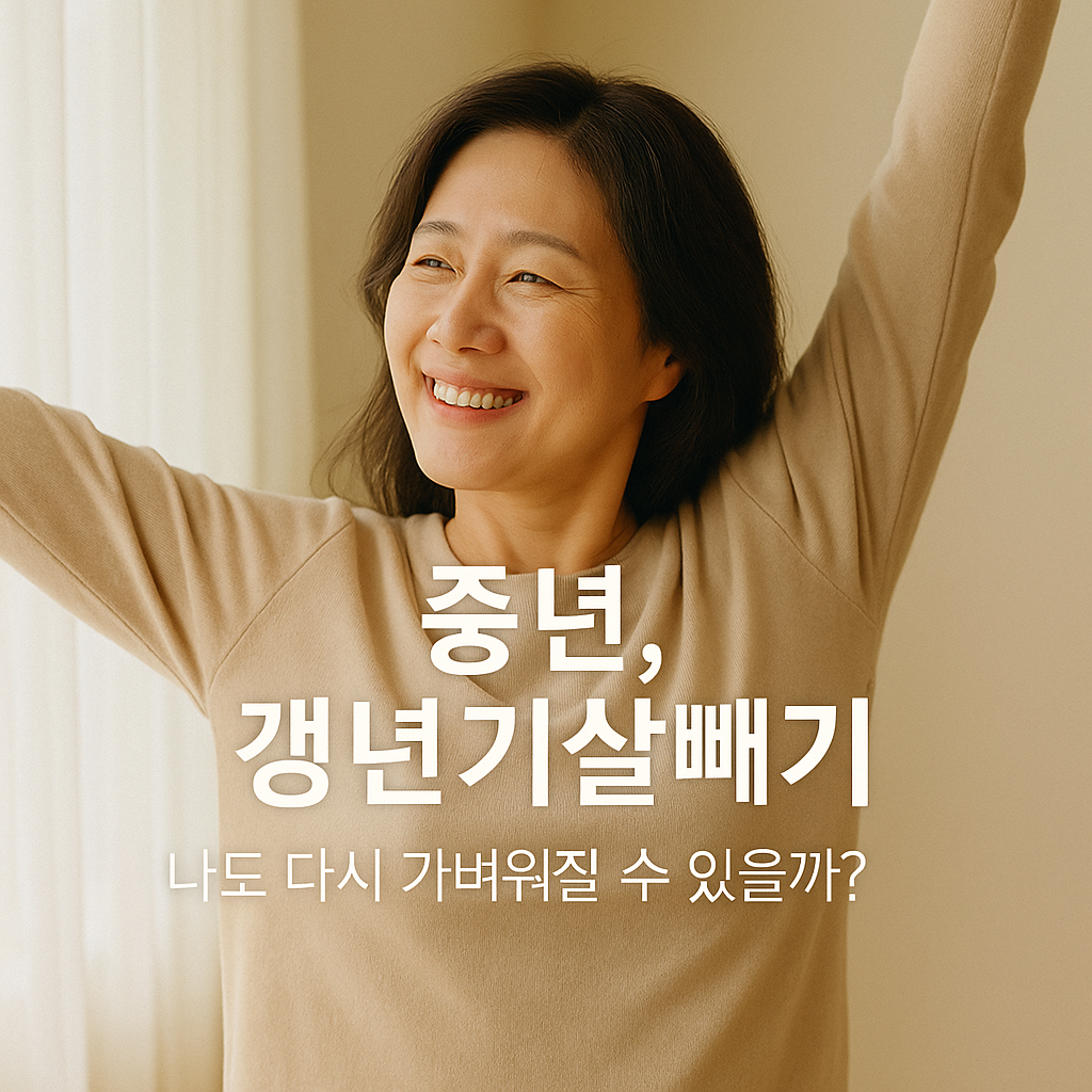 중년 갱년기 다이어트